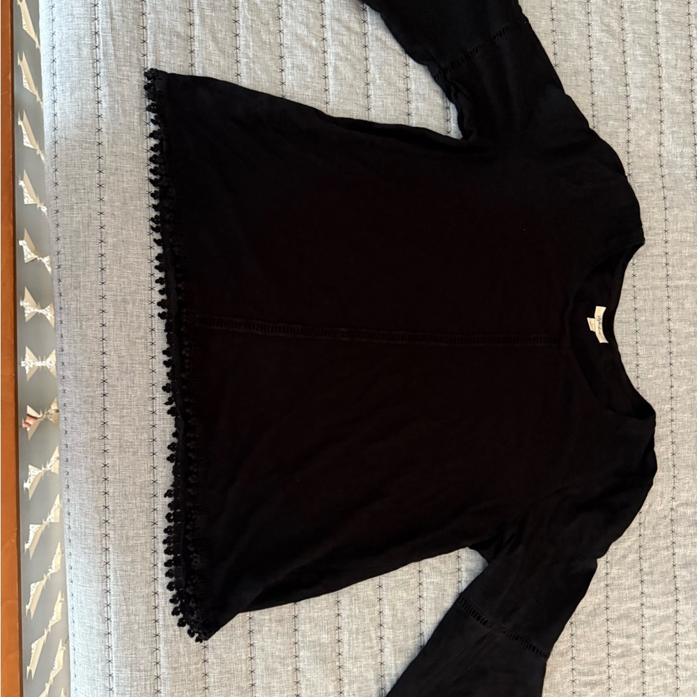 Style & Co. Black Top with Subtle Detailing